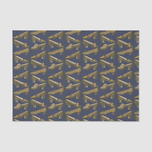  schoenen uit de 19e eeuw tissuepapier (Voorkant)