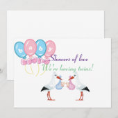 Schoenen van de liefde voor Twins (Voorkant / Achterkant)