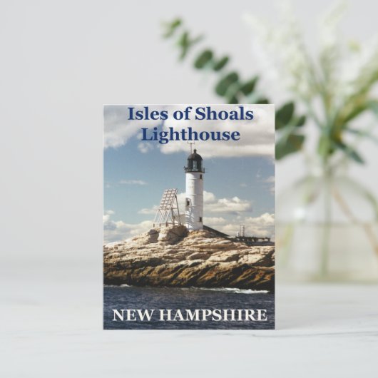 Schoenen van de vuurtoren van New Hampshire, Brief Briefkaart (Staand voorkant)