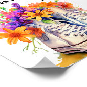 Schoenen van vakantiewoning poster (Hoek)