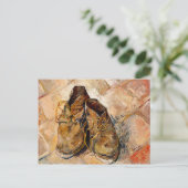 Schoenen van Van Gogh schilderen Kunst Briefkaart (Staand voorkant)