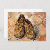 Schoenen van Van Gogh schilderen Kunst Briefkaart (Voorkant / Achterkant)
