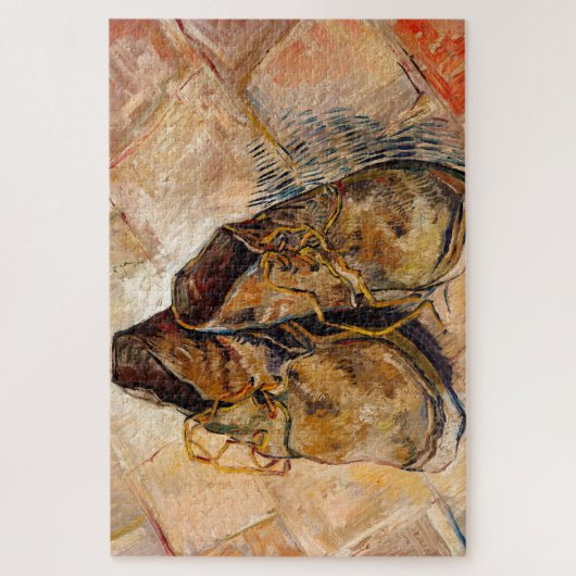 Schoenen van Van Gogh schilderen Kunst Legpuzzel (Verticaal)