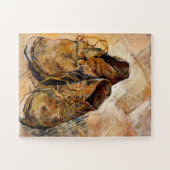 Schoenen van Van Gogh schilderen Kunst Legpuzzel (Horizontaal)