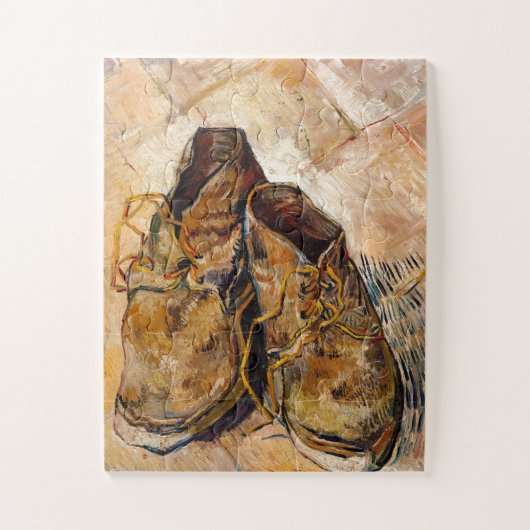 Schoenen van Van Gogh schilderen Kunst Legpuzzel (Verticaal)