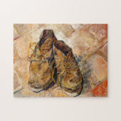 Schoenen van Van Gogh schilderen Kunst Legpuzzel (Horizontaal)