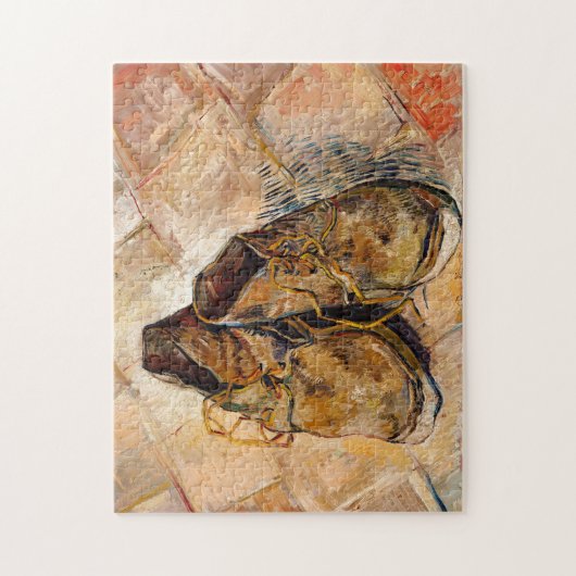 Schoenen van Van Gogh schilderen Kunst Legpuzzel (Verticaal)