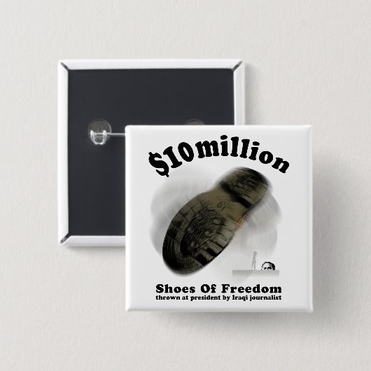 SCHOENEN VAN VRIJE Button (Voorkant /achterkant)