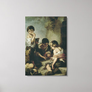 Schoenen voor het afspelen, c.1670-75 canvas afdruk