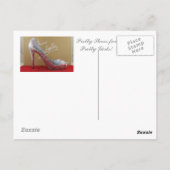  schoenen voor  meisjes! briefkaart (Achterkant)