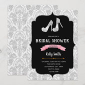 Schoenen vrijgezellenfeest thema uitnodiging (Voorkant / Achterkant)