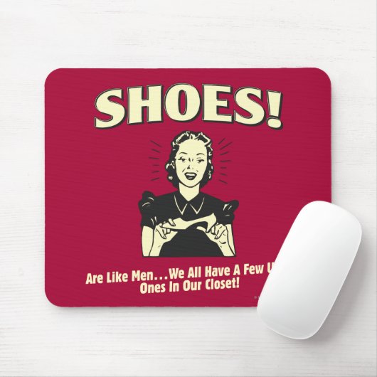 Schoenen: zijn als Mannen Muismat (Met muis)