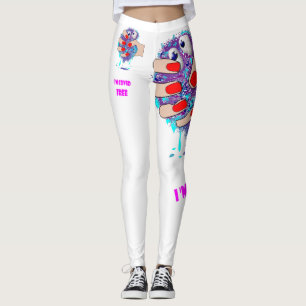 schoenen zonder dekking leggings