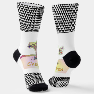 Schoenenboom + Zwart Wit Geo Sokken