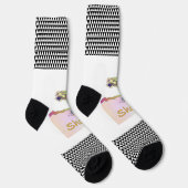 Schoenenboom + Zwart Wit Geo Sokken (Rechts)
