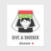 Schoenendoos Familie Vinyl Auto Raam Sticker - Jon (Vel)