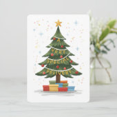 Schoenendoos-feestuitnodiging per speciale bezorgi kaart (Staand voorkant)