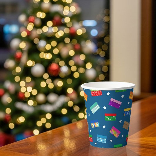 Schoenendoos Ster Papier Beker - Blauw