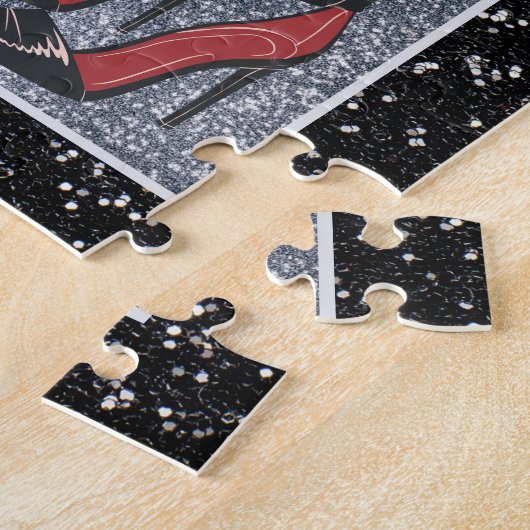 Schoenenliefhebber's Dream Jigsaw Puzzle Legpuzzel (Zijkant)