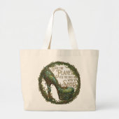 Schoenenplaneet-redding Multifunctionele Tote Grote Tote Bag (Voorkant)