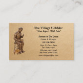 Schoenenreparatie met schoenenkast visitekaartje (Voorkant)