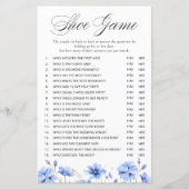 Schoenenspel voor bruidsfeest met iets blauws en b (Voorkant)