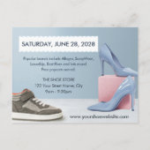 Schoenenverkoop | detailhandel | Platte Kaart met (Achterkant)