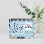 Schoenenverkoop | detailhandel | Platte Kaart met (Staand voorkant)