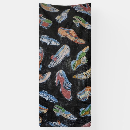  schoenenwinkel spandoek (Verticaal)