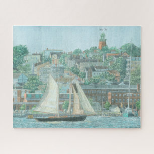 Schoener in Casco Bay 520-delig legpuzzel