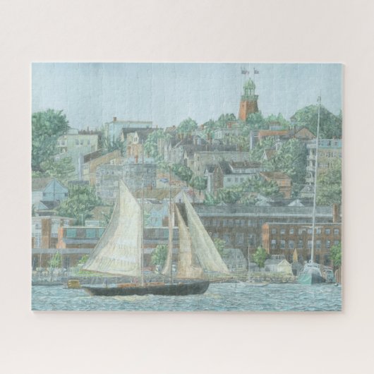 Schoener in Casco Bay 520-delig legpuzzel (Horizontaal)