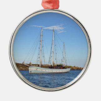 Schoener in de Scilly-eilanden Metalen Ornament