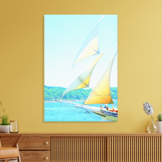 schoener jibs vliegend verpakt canvas (Insitu (Woonkamer))