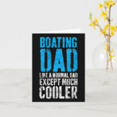 Schoener Kapitein Boot Vaderdag Kaart (Gele Bloem)