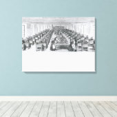 Schoenfabriek Canvas Afdruk (Insitu (Houten vloer))