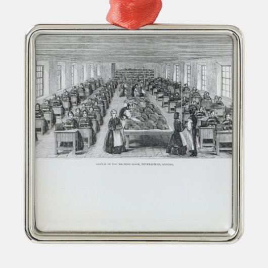 Schoenfabriek Metalen Ornament (Voorkant)