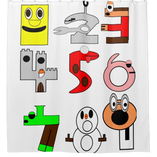 schoengordijn voor kinderen douchegordijn (Voorkant)