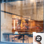 Schoenhandtas repareren Winkelbedrijf aanpassen Raamsticker (Cafe Raam)