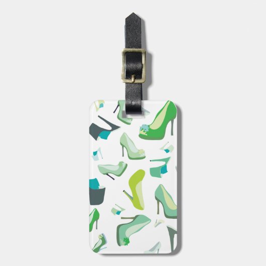 Schoenhoezen Label Sjabloon Bagagelabel (Voorkant verticaal)