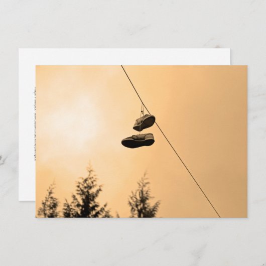 Schoenkaartje (Voorkant / Achterkant)