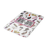 Schoenliefde is True Love Bath Mat Rug (Gekanteld)