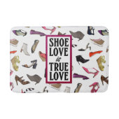 Schoenliefde is True Love Bath Mat Rug (Voorkant)