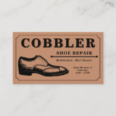 Schoenmaker - Schoenreparatie  Visitekaartje (Voorkant)
