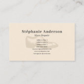 Schoenmaker - Schoenreparatie Visitekaartje (Achterkant)