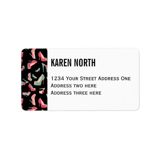 schoenmonster etiket (Voorkant)