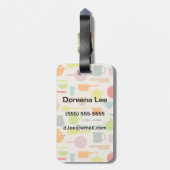 Schoenpatroon Bagagelabel (Achterkant verticaal)