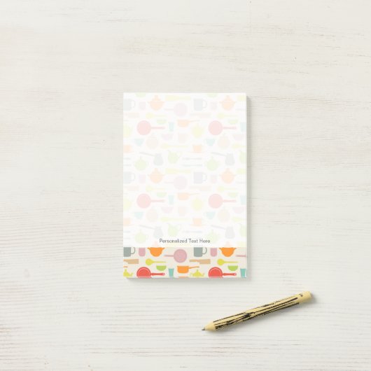 Schoenpatroon Post-it® Notes (Op bureau)