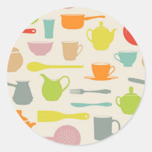 Schoenpatroon Ronde Sticker