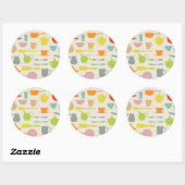 Schoenpatroon Ronde Sticker (Vel)