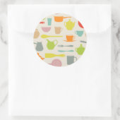 Schoenpatroon Ronde Sticker (Tas)